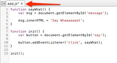 Editing the source in DevTools Editing the source in DevTools