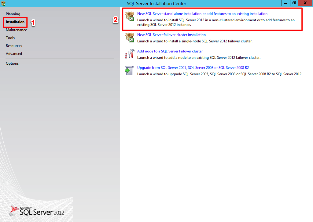 SQL Server installation SQL Server installation