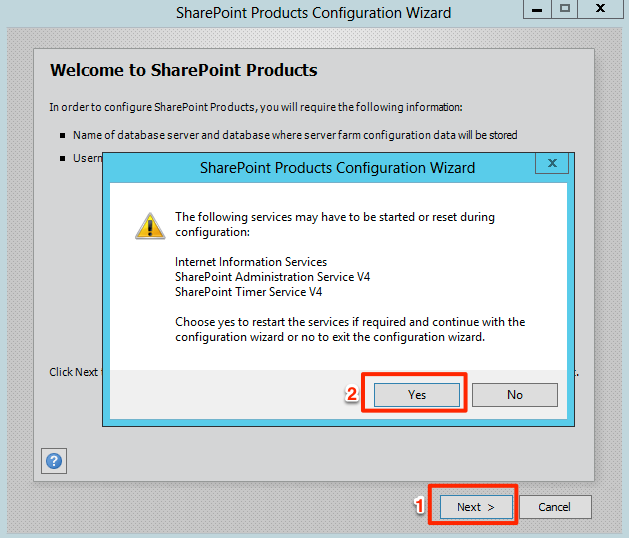 Configuration wizard Configuration wizard