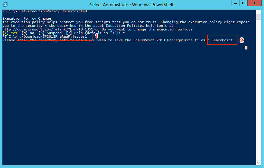 Executing PowerShell script Executing PowerShell script