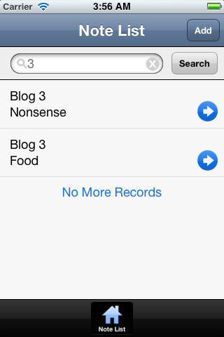 SenchaNote - Screen 5