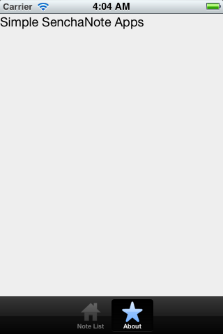 SenchaNote - Screen 6